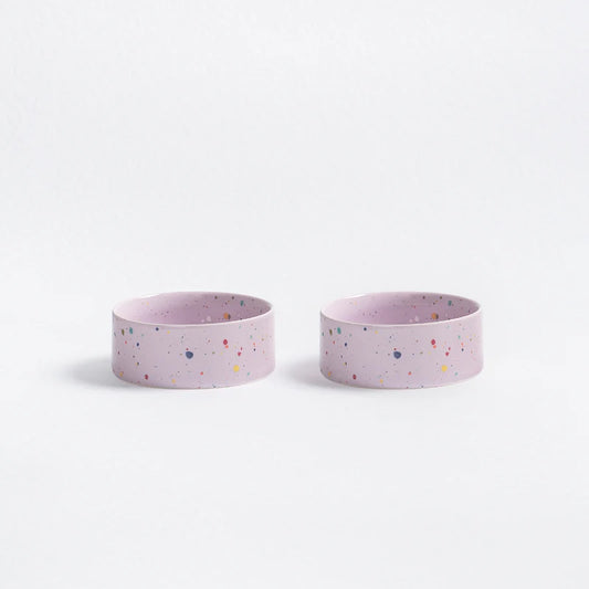 Hundenapf Keramik "Party-Bowl" flieder