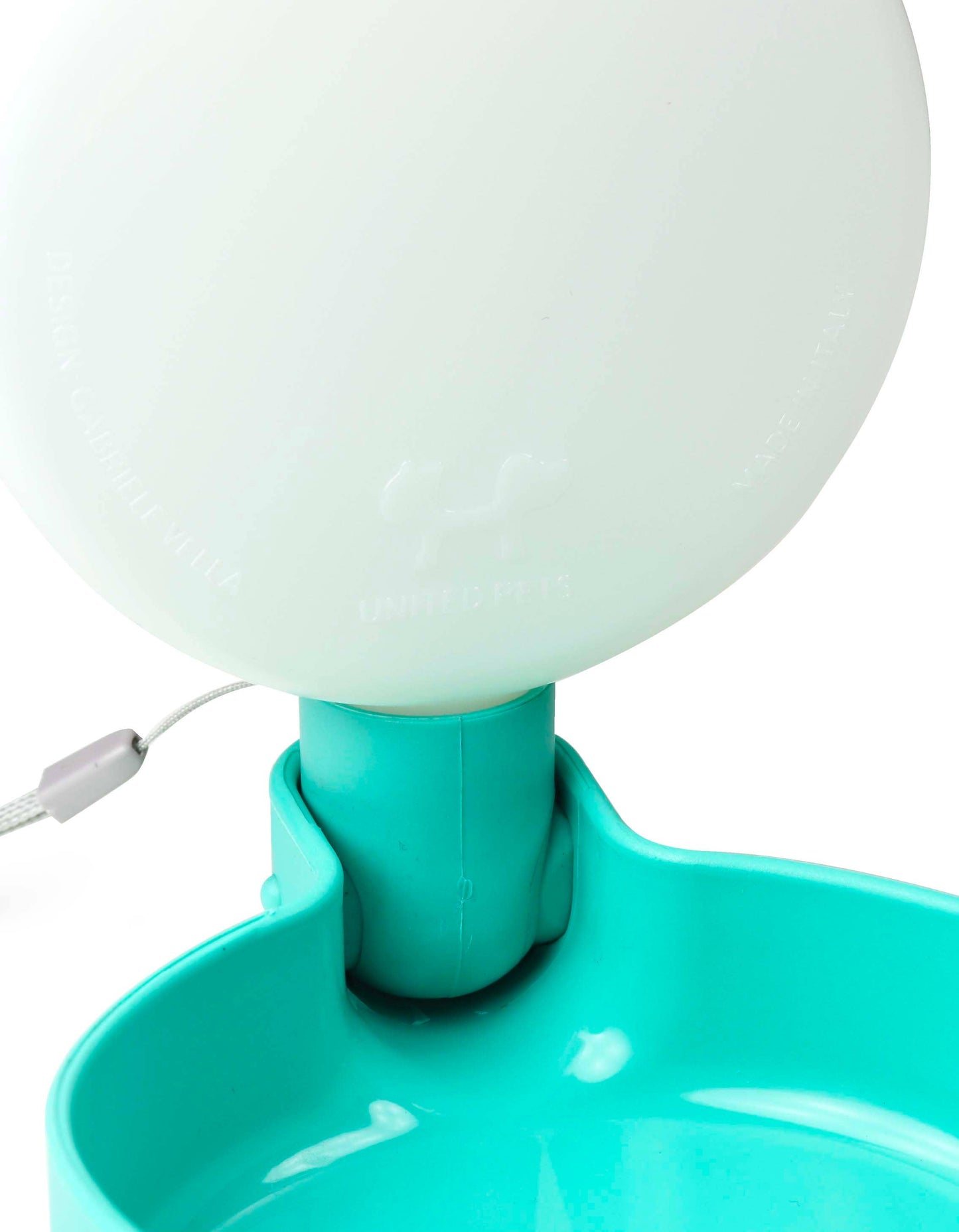 Designer-Reiseflasche Pingui türkis