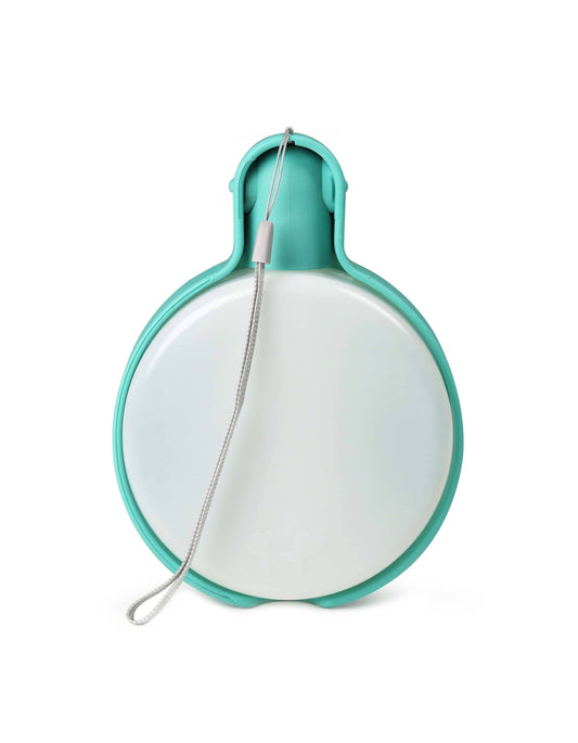 Designer-Reiseflasche Pingui türkis