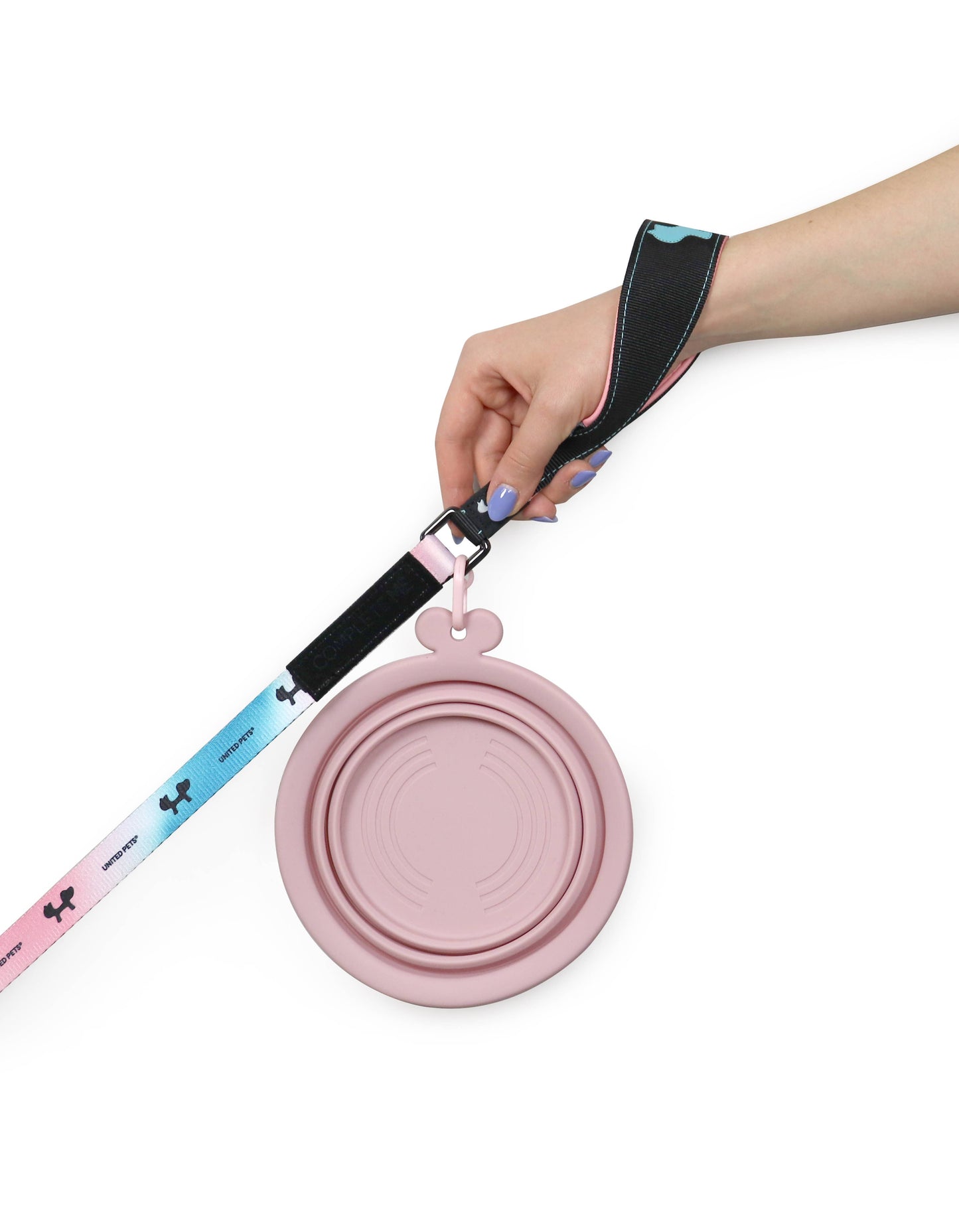 Faltbarer Reisenapf Rose medium