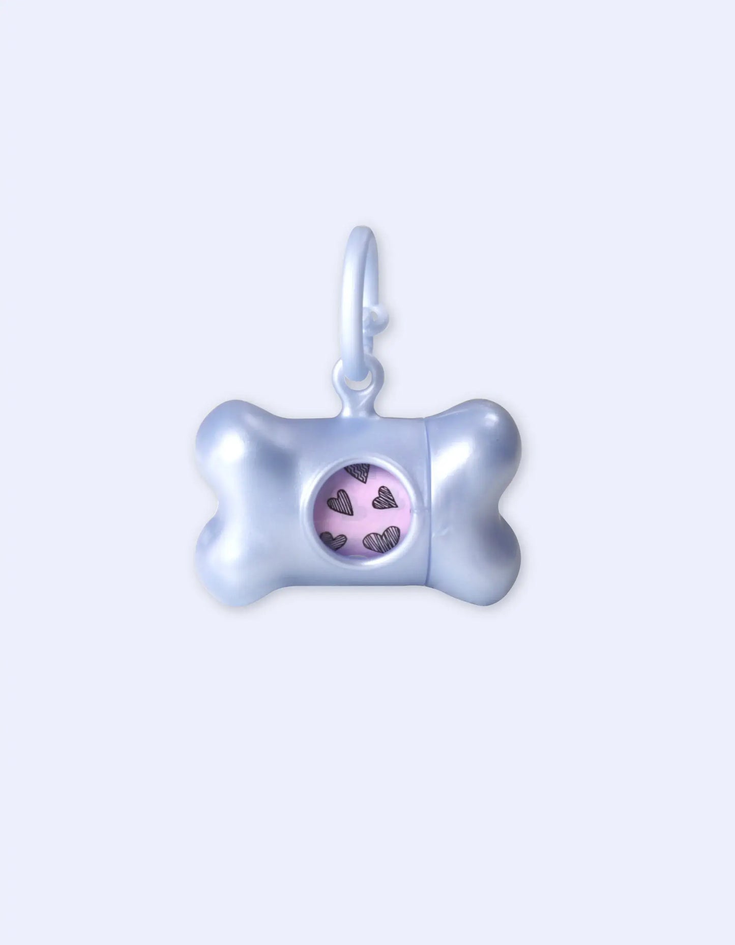 Kotbeutelspender "Nano Pearl" blau