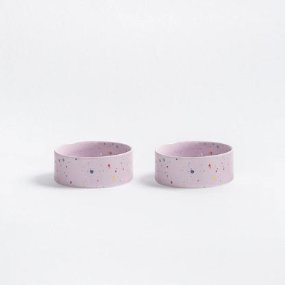 Hundenapf Keramik "Party-Bowl" flieder