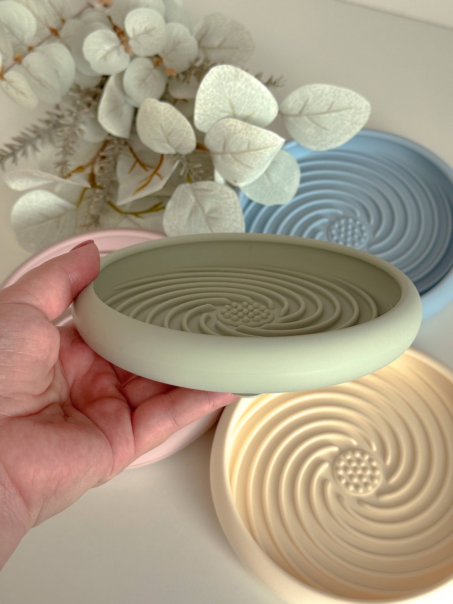 Anti-Schling Napf & Schleckmatte Ufo grün