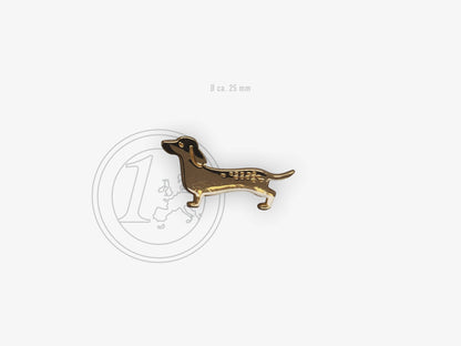 Ansteck Pin Dackel "I work hard so my dog can have a better life"