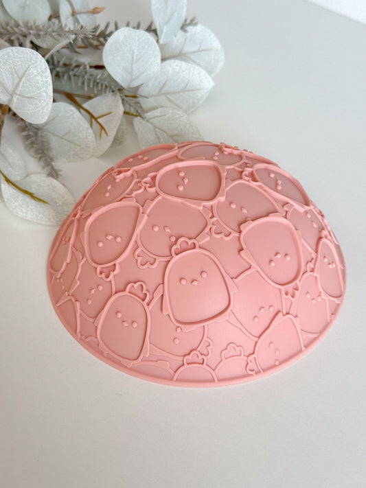 Schleckmatte Chicken Party Bowl rosa