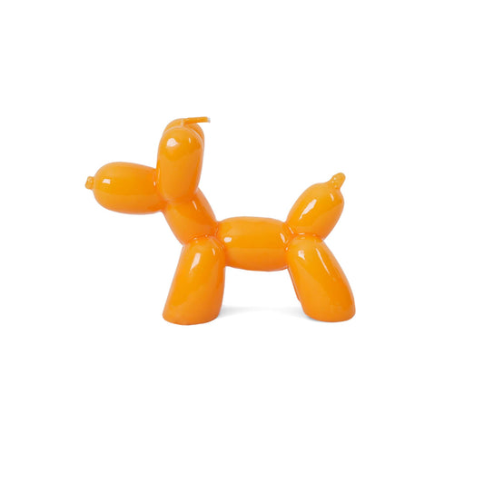 Kerze Baloon Dog orange