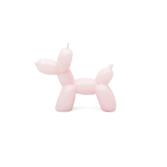 Kerze Baloon Dog rosa