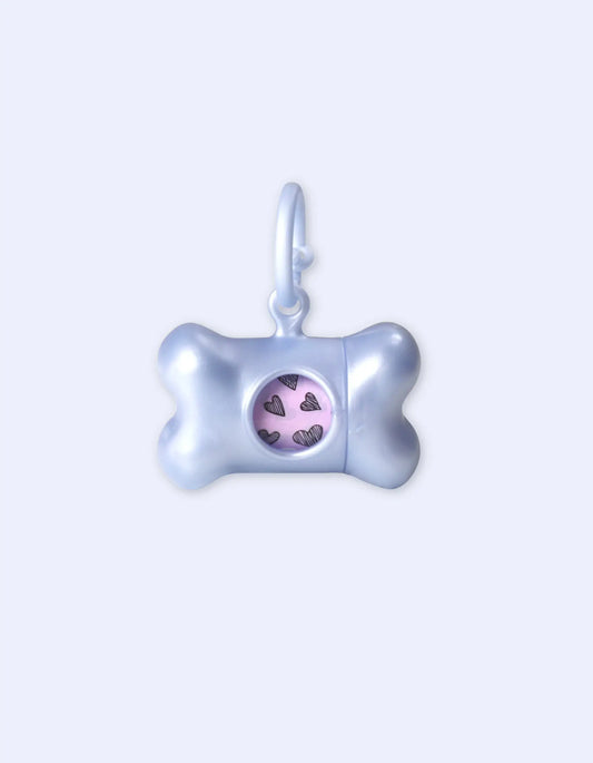 Kotbeutelspender "Nano Pearl" blau